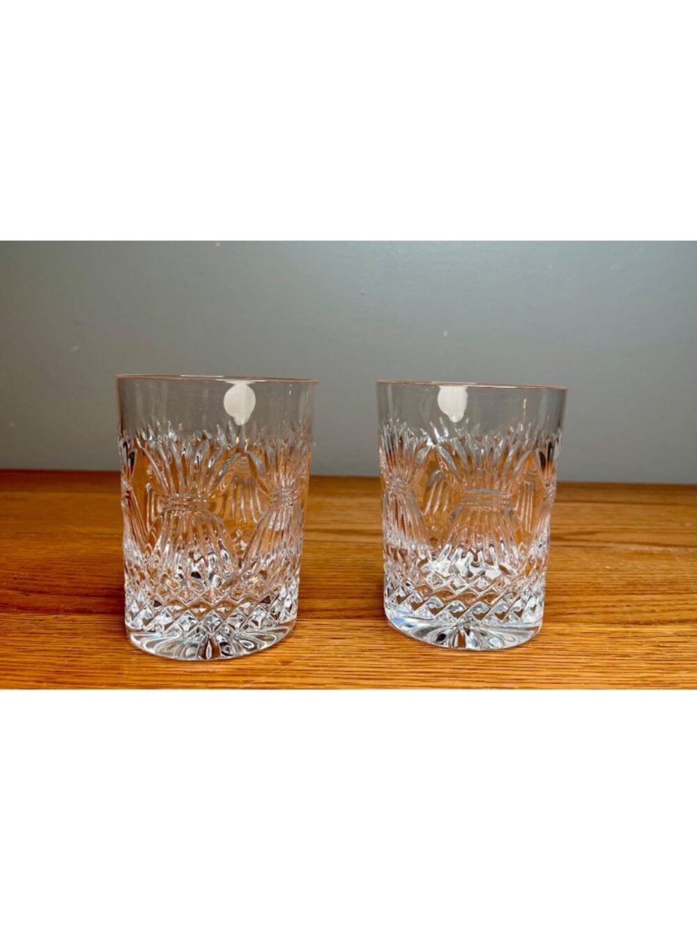 New In Box Set of 2 WATERFORD Crystal Millennium Series Prosperity Pattern Toast - Picture 4 of 16